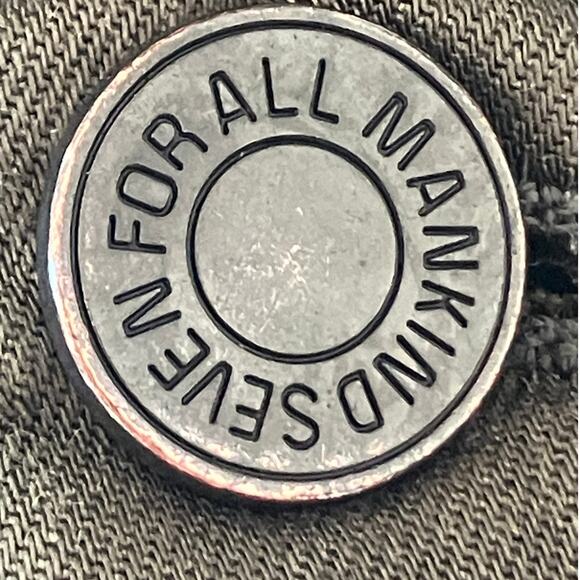 7 For All Mankind Luxe Sport Slimmy Stretch Jeans Olive 30x32 - Picture 6 of 10